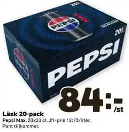 Coop Pepsi Max Läsk 20-pack erbjuda
