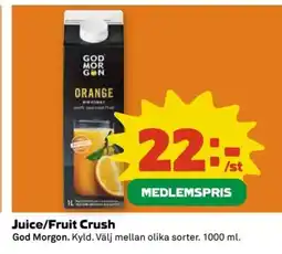 Coop God Morgon Juice/Fruit Crush erbjuda