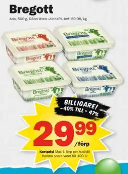 Pekås Bregott, Medlemspris erbjuda