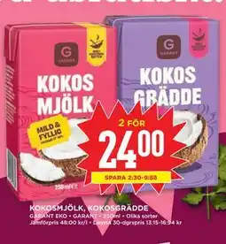 Willys KOKOSMJÖLK, KOKOSGRÄDDE erbjuda