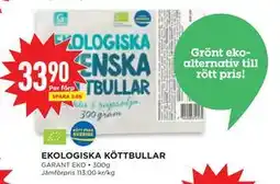Willys EKOLOGISKA KÖTTBULLAR erbjuda