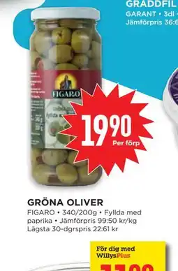 Willys GRÖNA OLIVER erbjuda