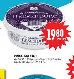 Willys MASCARPONE erbjuda