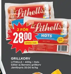 Willys GRILLKORV erbjuda