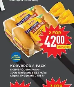 Willys KORVBRÖD 8-PACK erbjuda