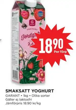 Willys SMAKSATT YOGHURT erbjuda