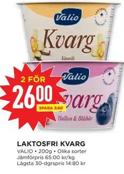 Willys LAKTOSFRI KVARG erbjuda