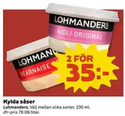 Coop Daglivs Kylda såser erbjuda