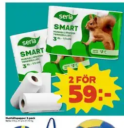 Coop Daglivs Hushållspapper 3-pack erbjuda