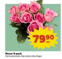 Coop Daglivs Rosor 9-pack erbjuda