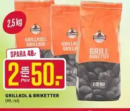 ÖoB GRILLKOL & BRIKETTER erbjuda