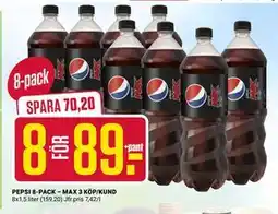 ÖoB PEPSI 8-PACK – MAX 3 KÖP/KUND erbjuda