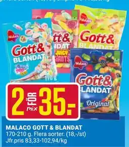 ÖoB MALACO GOTT & BLANDAT erbjuda