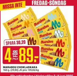 ÖoB MARABOU CHOKLADKAKA erbjuda
