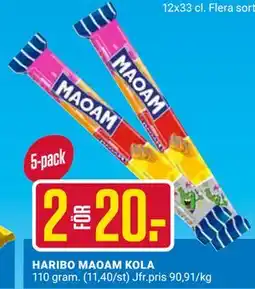 ÖoB HARIBO MAOAM KOLA erbjuda