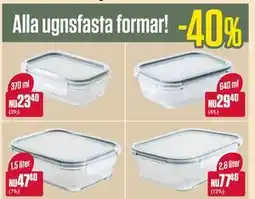 ÖoB Alla ugnsfasta formar! erbjuda