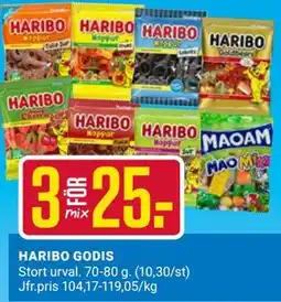 ÖoB HARIBO GODIS erbjuda