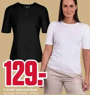 ÖoB T-SHIRT MED PUFFÄRM erbjuda