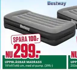ÖoB UPPBLÅSBAR MADRASS erbjuda