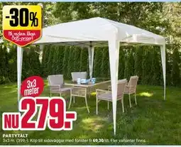 ÖoB PARTYTÄLT erbjuda