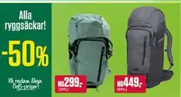 ÖoB Alla ryggsäckar! erbjuda