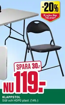 ÖoB KLAPPSTOL erbjuda