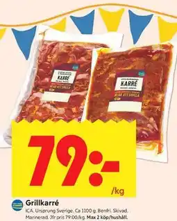 ICA Kvantum Grillkarré erbjuda