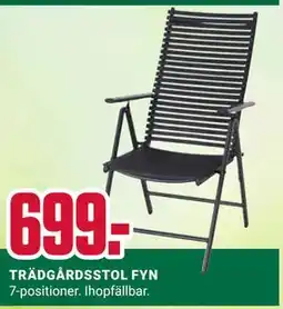 ÖoB TRÄDGÅRDSSTOL FYN erbjuda