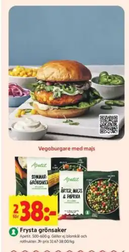 ICA Kvantum Frysta grönsaker erbjuda