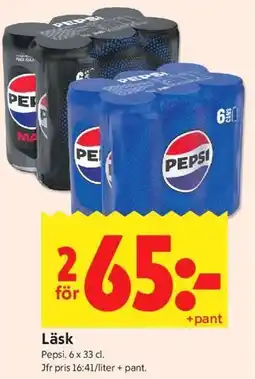 ICA Kvantum Läsk erbjuda