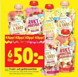 ICA Kvantum Frukt- och grötsmoothie erbjuda