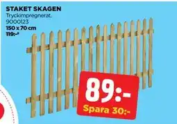 Jem&Fix STAKET SKAGEN erbjuda