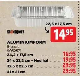 Jem&Fix ALUMINIUMFORM erbjuda