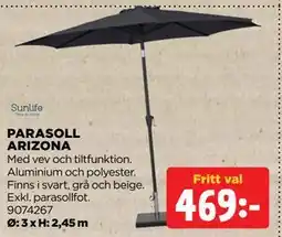 Jem&Fix PARASOLL ARIZONA erbjuda