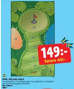 Jem&Fix SPEL VELCRO GOLF erbjuda