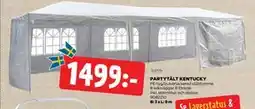 Jem&Fix PARTYTÄLT KENTUCKY erbjuda