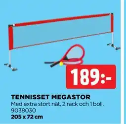 Jem&Fix TENNISSET MEGASTOR erbjuda
