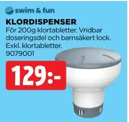 Jem&Fix KLORDISPENSER erbjuda