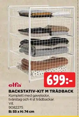 Jem&Fix BACKSTATIV-KIT M TRÅDBACK erbjuda