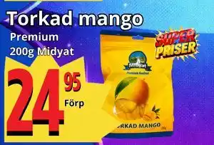 Torkad mango
