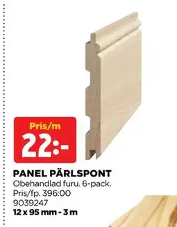 Jem&Fix PANEL PÄRLSPONT erbjuda