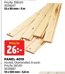Jem&Fix PANEL 4019 erbjuda