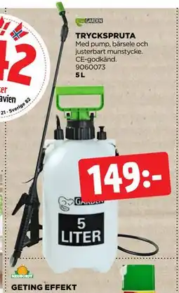 Jem&Fix TRYCKSPRUTA erbjuda