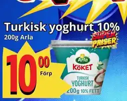Supergrossen Turkisk yoghurt 10% erbjuda