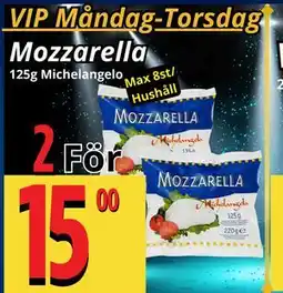 Supergrossen Mozzarella, Medlemspris erbjuda