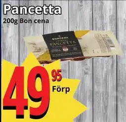 Supergrossen Pancetta erbjuda