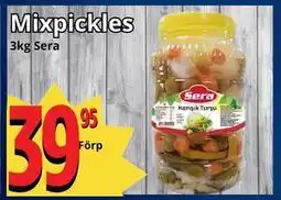 Supergrossen Mixpickles erbjuda