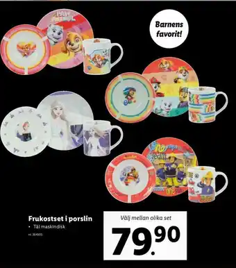 Frukostset i Porslin