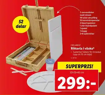 Lidl Crelando Rittavla i Väska 33x13x45 cm erbjuda