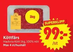 Nya Pulsen Köttfärs erbjuda